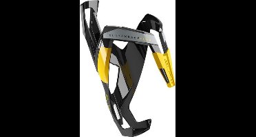 Elite Bidonhouder Custom Race Plus - GlanzendZwartGeel - L