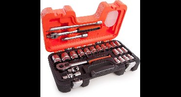Bahco S240 24-delige ratel- en doppenset - 1/2"