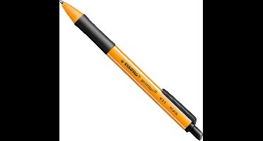 STABILO Pointball - Balpen 0,5 mm - Navulbaar - Zwart - per stuk