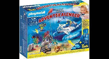 PLAYMOBIL Christmas Adventskalender 2022 "badplezier politieduikmissie" - 70776