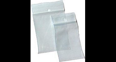 Gripzakjes 70x100 mm - 1000 stuks - 7x10 cm , 50 micron - hersluitbare zakjes