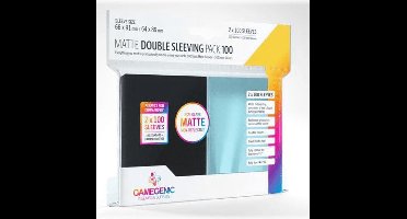 Sleeves Matte Double Sleeving Pack - Pro fit sleeves + Black prime Sleeves