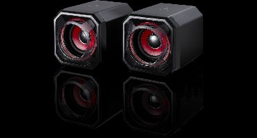 Gaming Speakers Verbatim Surefire Gator Eye Red Black