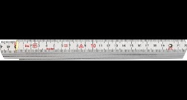 Sola HB 2/10W Duimstok - hout - wit - 2m