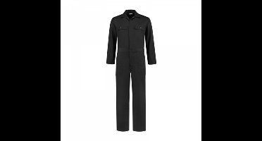 Overall polyester/katoen zwart maat 61