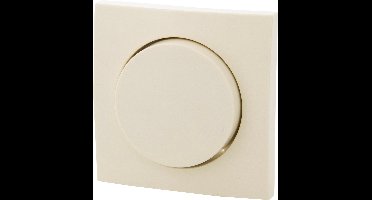 BERKER S1 CENTRAALPLAAT MET KNOP VOOR DIMMER CREME