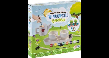 Decoreer je eigen vensterbank tuintje | Tuin onderhouden voor kinderen | Schilderpakket kinderen | Grafix