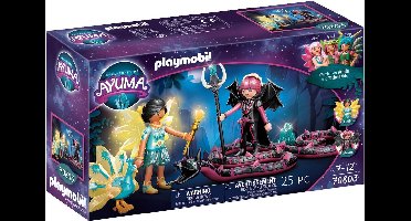 PLAYMOBIL Adventures of Ayuma Crystal Fairy en Bat Fairy met totemdieren - 70803