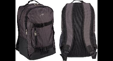Avento Sport Rugzak - Kit - Antraciet/Zwart/Zilver