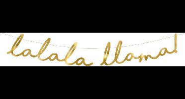 Partydeco - Banner LaLALa Lama party