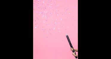 Partydeco - Geboorte confetti Kanon Roze (60cm)