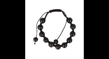 Ruben Robijn Onyx shamballa armband 10 mm