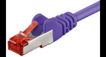 Danicom CAT6 S/FTP (PIMF) patchkabel - 10 meter paars - netwerkkabel - internetkabel - UTP kabel - RJ45 - 1000 mbit/s