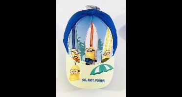 Minions cap - pet - blauw - maat 54 cm (5-8 jaar)