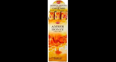 HEM Wierook - Amber Honey - Slof (6 pakjes/120 stokjes)