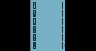 16862035 - Blue - Rectangle - Ring binder - Paper - 80 g/m² - 39 mm