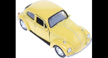 Welly Schaalmodel Volkswagen Kever Die-cast Geel