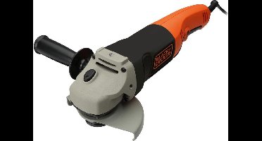 BLACK+DECKER 1200W 125mm haakse slijper, 12.000 t.p.m., schakelaar met nulspanningsbeveiliging - KG1202-QS