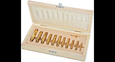 12 delig HSS - Tin Gecoate Centerborenset