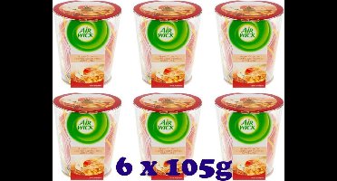 Air Wick - Geurkaarsen - Apple Crumble (6 stuks)