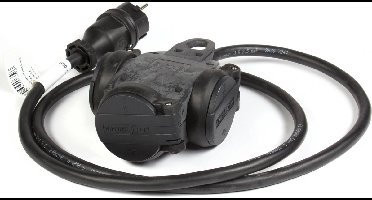 lightmaXX Cable 3-way 1,5m - Schuko stroomkabel