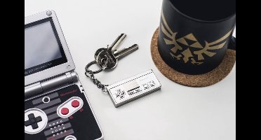 NES 3D Metal Keyring
