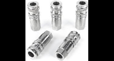 5 x Euro - Orion Snelkoppeling 1/4'' Inwendig Draad