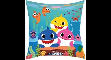 Baby Shark Sierkussen - 40 x 40 cm - Multi