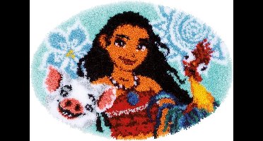 Vervaco - Knoopvormtapijt kit - Disney I am an Oceanic girl - PN-0168698 - Borduren - Borduurpakket - Borduurpakket volwassenen - Borduurpakket kind