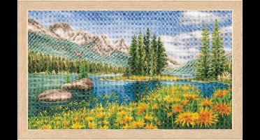 Telpakket kit Berglandschap - Vervaco - PN-0174811