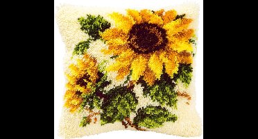 Vervaco - Knoopkussen kit - Zonnebloemen - PN-0014168 - Borduren - Borduurpakket - Borduurpakket volwassenen - Borduurpakket kind