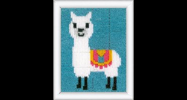 Vervaco - Spansteek kit - Lama - PN-0173595 - Borduren - Borduurpakket - Borduurpakket kind