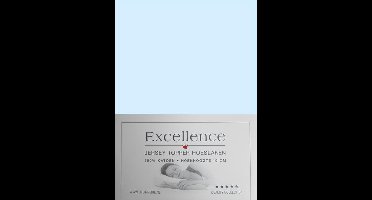 Excellence Jersey Topper Hoeslaken - Litsjumeaux - 180x200/210 cm - Light Blue