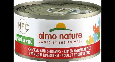 Almo Nature - Kip en Garnalen - Kattenvoer - 24 x 70 g