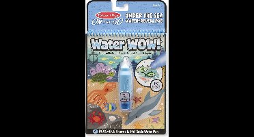 Melissa & Doug Water WOW! Herbruikbaar kleurblok met verborgen afbeeldingen - Onder de zee