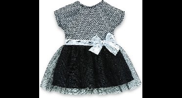 Corolle Ma Corolle Feestjurk Zilver Zwart