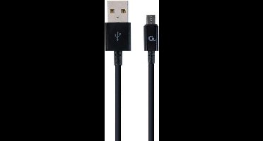 Cablexpert CC-USB2P-AMMBM-1M USB-kabel USB 2.0 USB A Micro-USB B Zwart