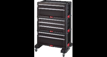 Keter Module Ladekast 7 lades  - 59,85x37,76x59,85cm – Zwart