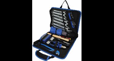 BRILLIANT TOOLS 64-delige Gereedschapsset in leren tas staal