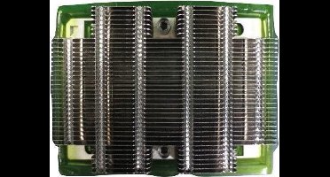 DELL 412-AAMF koelsysteem voor computers Processor Koelplaat/radiatoren Zwart, Groen, Zilver