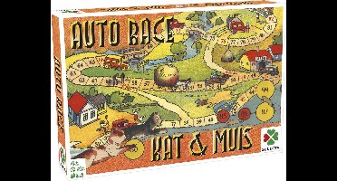 Tactic Spellen van Toen: Auto Race / Kat & Muis – Bordspel – Familiespel – Vanaf 4 jaar – 2-6 spelers