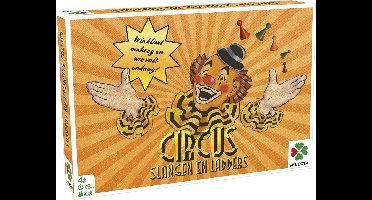 Tactic Spellen van Toen: Circus / Slangen en Ladders – Bordspel – Familiespel – Vanaf 4 jaar – 2-6 spelers