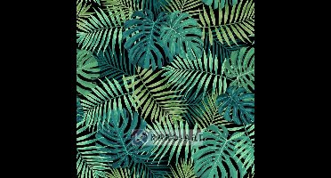 Afbeelding op acrylglas - Jungle Bladerdek