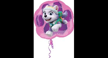 PAW Patrol - XL Ballon - Folie - Skye & Everest - 63 x 58cm - Roze - 1 stuks