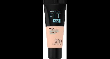 Maybelline New York - Fit Me Matte + Poreless Foundation - 230 Natural Buff - Medium Dekkende Foundation met Matte Finish voor de Normale tot Vette Huid - 30 ml