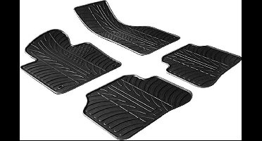 Gledring Rubbermatten passend voor Volkswagen Passat 3C 2005-2010 (T profiel 4-delig + montageclips)