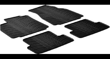 Gledring Rubbermatten passend voor Renault Megane II 2002- (T profiel 4-delig)
