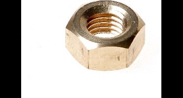 Kobout Moer zeskant messing m5