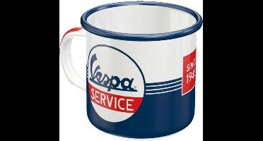 Emaille Beker Vespa Service