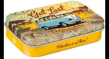 Volkswagen Bulli - Let's Get Lost - Mint Box - Pepermunt Blik XL